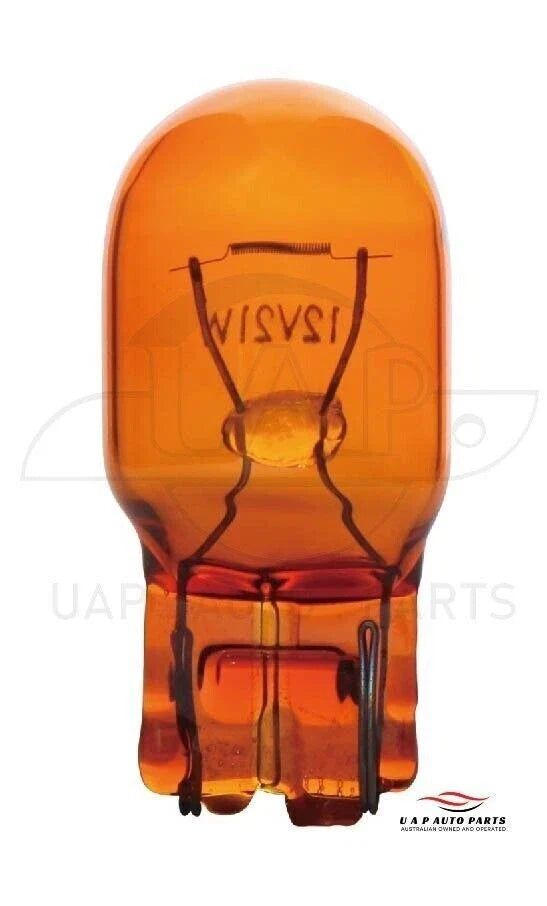 Tail Light Indicator 2 x T20 WY21W Michiba Amber Wedge Globe 12V 21W