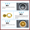 Land Rover Gold Tone Start Stop Button Cover