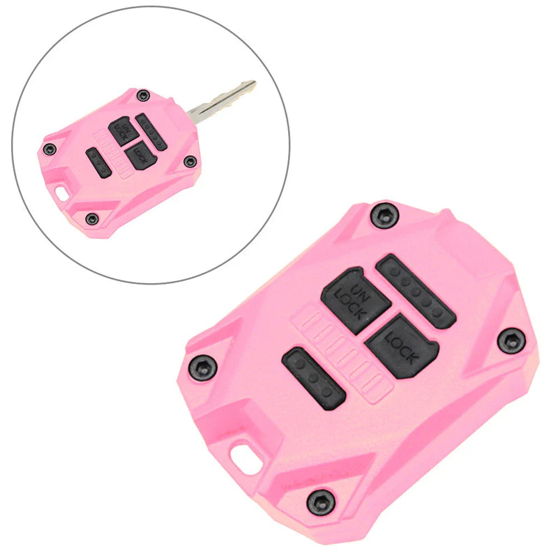 Jeep Wrangler Pink ABS Car Key Fob Shell Case (2007-2017)