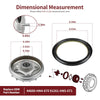 Honda Rancher 350 TRX350TM Front Brake Drum Hub & Seal (2000–2006)