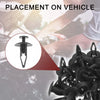 Ford Edge, Escort (2007-2014, 1981-2003) 25 Pcs Front Fender Skirt Clips