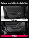Model Y 4x Anti Kick Pad Carbon Fiber Side Edge Protector Sticker (2020–2024)