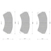 Suzuki Baleno 1.6L 1.8L Front Disc Brake Pads 108.8mm