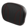 Harley Street Road Glide Red Stitching Sissy Bar Backrest Pad