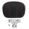 Harley Street Road Glide Red Stitching Sissy Bar Backrest Pad