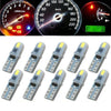 Car Model 18mm / T5 / SMD 2LED Wedge Dashboard Instrument Panel Light Lamps
