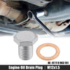 BMW 545i, Mazda M12x1.5 Steel Engine Oil Drain Plug Screw & Gasket