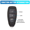 Ford Focus Fiesta Kuga Mondeo 3 Button Key Shell Case (2005-2023)