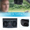 Auto Window Air Vent Exhaust Ventilation Solar Powered Car Cooling Fan