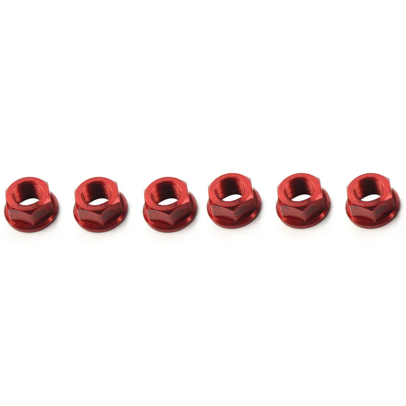Ducati Streetfighter Panigale V4 Red M10 x 1.0 Rear Sprocket Nuts (2018-2023)