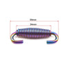 4pcs Stainless Steel Colorful Swivel Motorcycle Exhaust Pipe Springs