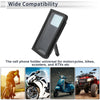 Rearview Mirror Mount ABS PC Motorcycle Phone Mount Holder 4.7-7 in