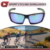 Goggles Motorcycle Riding Green Lens Black Frame Tri-acetel Cellulose