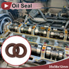 Oil Seal / 35x58x12mm / 2 x Seal Ring Rotary Shaft Seal FKM Rubber