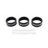 Subaru Forester XV Crosstrek WRX Black AC Climate Control Knob Ring Covers (2014-2021)