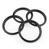 Audi A3 S3 Black 4x Car Air Vent Cover Rings (2012-2019)