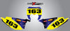 Sherco SE 250 300 Barbed Style Number Plate Stickers (2012-2016)