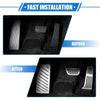 Toyota RAV4 3 Pcs Gas Brake Foot Rest Pedal Covers (2019-2023)