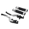 Honda CB1100 CB1300 Silver Extendable Brake Clutch Lever Grip Set (2013-2023)