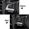 Subaru Forester Carbon Fiber Steering Wheel Button Trim Cover (2013-2018)
