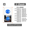 BMW E81 E87 E90 E91 E92 Gloss Blue Start Stop Engine Button Cover (2006-2013)