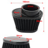 Universal Motorcycle Black 51mm 2 Inch Air Intake Filter Cleaner Pod