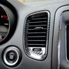 Dodge Durango Carbon Fiber Dashboard Air Vent Outlet Cover Trim (2011-2023)