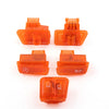 GY6 50-150cc 5Pcs Orange Turn Signal Headlight Ignition Horn Switch Caps