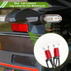 Car Motorcycle Rainproof Red 2 x License Plate Light Led Tag Lamp