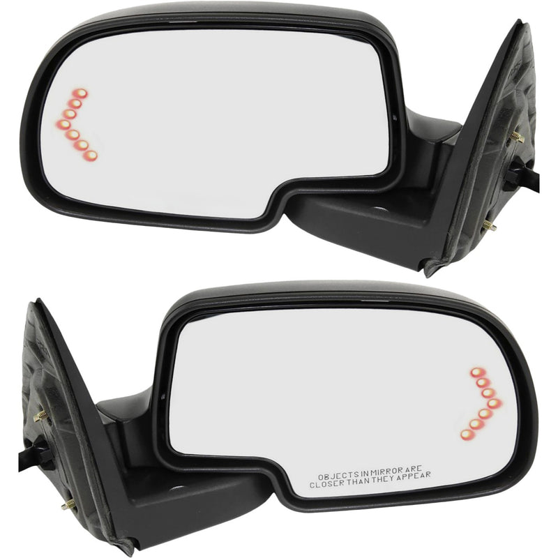 Mirror Power Heated Signal & Puddle Light For 03-06 Chevy