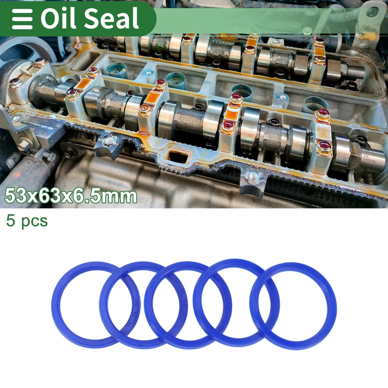 Make Model Oil Seal 5 x 53x63x6.5mm Rotary Shaft Seal TPU
