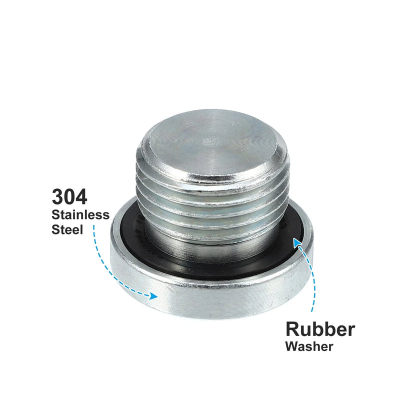 BMW 545i 550i 650i 750i M18x1.5 Steel Oil Drain Plug