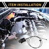 Ford F-150 F-250 F-350 Bronco Hood Latch Release Cable (1987-1991)