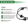 Acura MDX Rear Right ABS Wheel Speed Sensor (2014-2018)