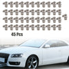 Motorcycle Car Nipple Fitting 45pcs M8 x 1 90° Nickel Plated