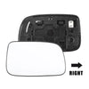 Toyota Prius Heated Right Side Rearview Mirror Glass w/ Plate (2010-2015)