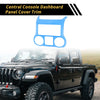 Jeep Wrangler JK JKU Central Console Dashboard Cover Trim (2007-2018)