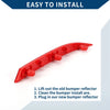 BMW X3 2022-2024 Red 1 Pcs Rear Left Bumper Reflector