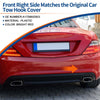 Mercedes-Benz SLK W172 (2004-2011) Bright Red Rear Bumper Tow Hook Cover