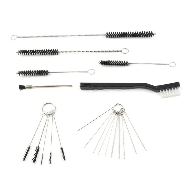 Various Models 21pcs Airbrush Spray Gun Nozzle Cleaning Tool Kit