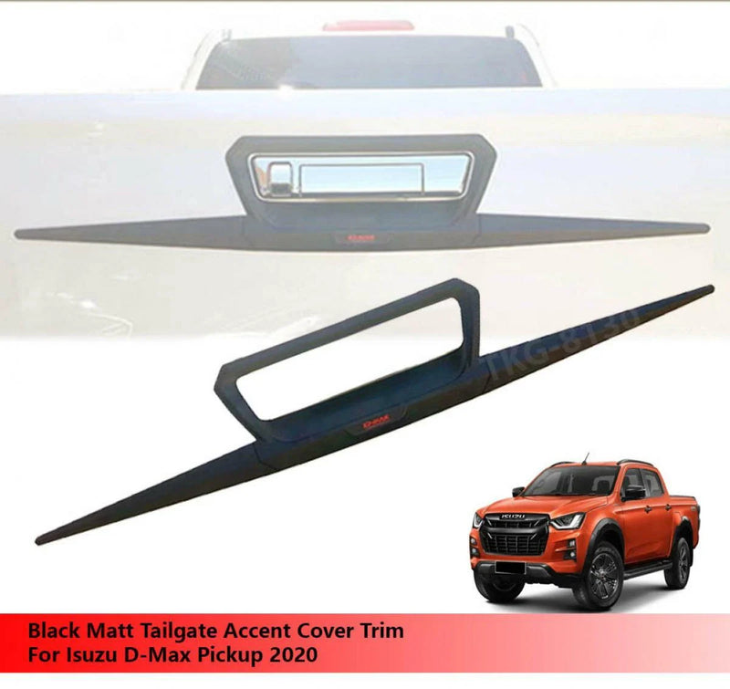 Isuzu D-Max Dmax Black Matt Tailgate Accent Cover (2020)
