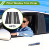 Chevy Suburban Carbon Fiber 6x Pillar Window Trim (2015-2020)