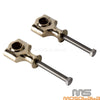 Harley Chopper Dyna Street Bob 1 Inch Retro Brass Handlebar Risers