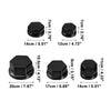 Motorcycle Motorbike Screw Nut Bolt Cover Decoration Black Set Screw Cap