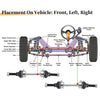 Ford F-550 Super Duty 2 x Front Stabiliser Sway Bar Links (2009-2018)