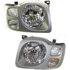 Headlight Set For 2002-2004 Nissan Xterra Driver and