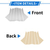 Hyundai Tucson (2021-2023) Silver Tone 6 Pcs Door Pillar Window Trim
