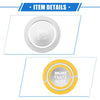 Hyundai Sonata (2020-2023) Silver Tone Engine Start Stop Button Cover Kit