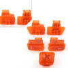 GY6 50-150cc 5Pcs Orange Turn Signal Headlight Ignition Horn Switch Caps