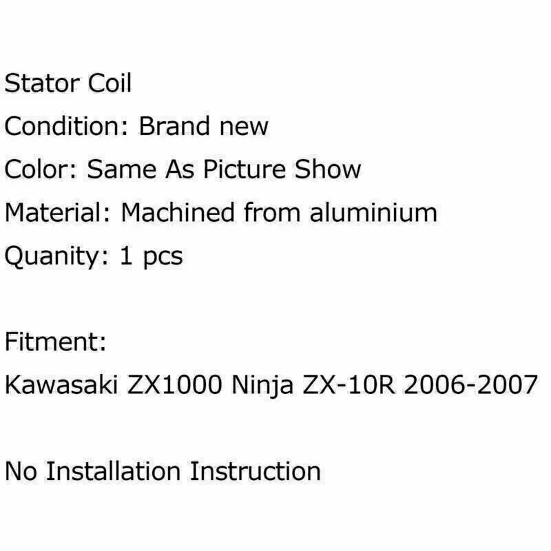 Kawasaki ZX1000 Ninja ZX-10R Stator Coil (2006-2007)